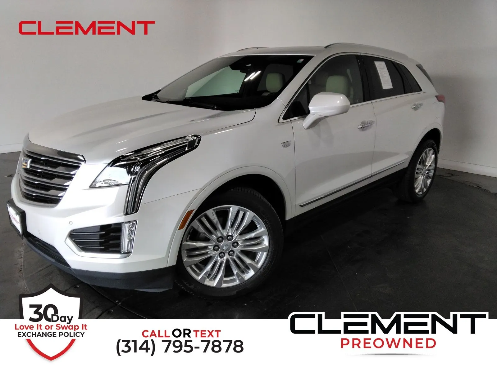 White 2019 Cadillac XT5 Premium Luxury for sale in Florissant, MO
