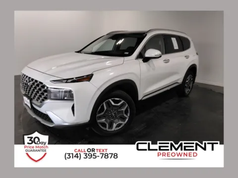 White 2022 Hyundai Santa Fe Hybrid SEL Premium for sale in Florissant, MO