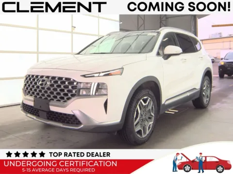 White 2022 Hyundai Santa Fe Hybrid SEL Premium for sale in Florissant, MO