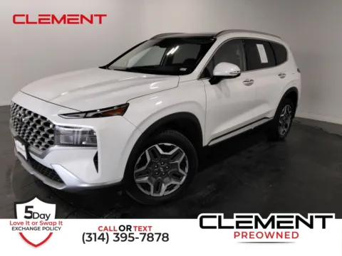 White 2022 Hyundai Santa Fe Hybrid SEL Premium for sale in Florissant, MO