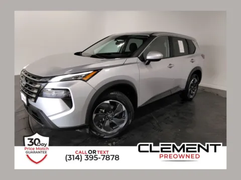 Silver 2024 Nissan Rogue SV for sale in Florissant, MO