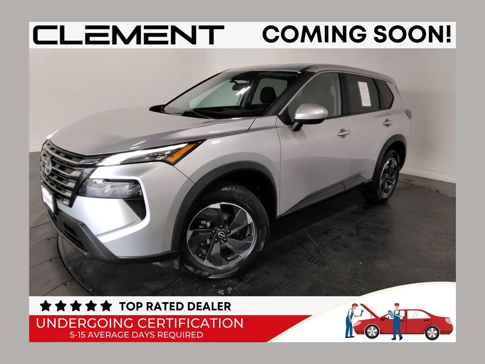 Silver 2024 Nissan Rogue SV for sale in Florissant, MO