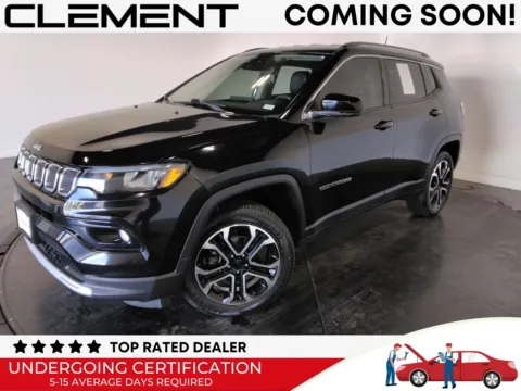 Black 2022 Jeep Compass Limited for sale in Florissant, MO