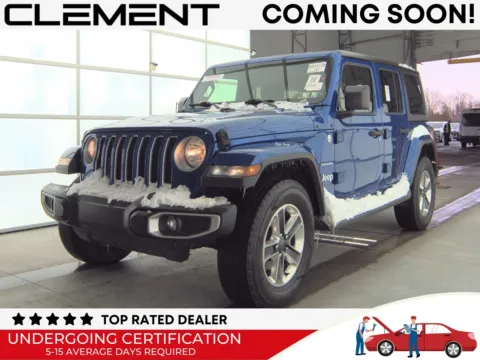 Blue 2018 Jeep Wrangler Unlimited Sahara for sale in Florissant, MO