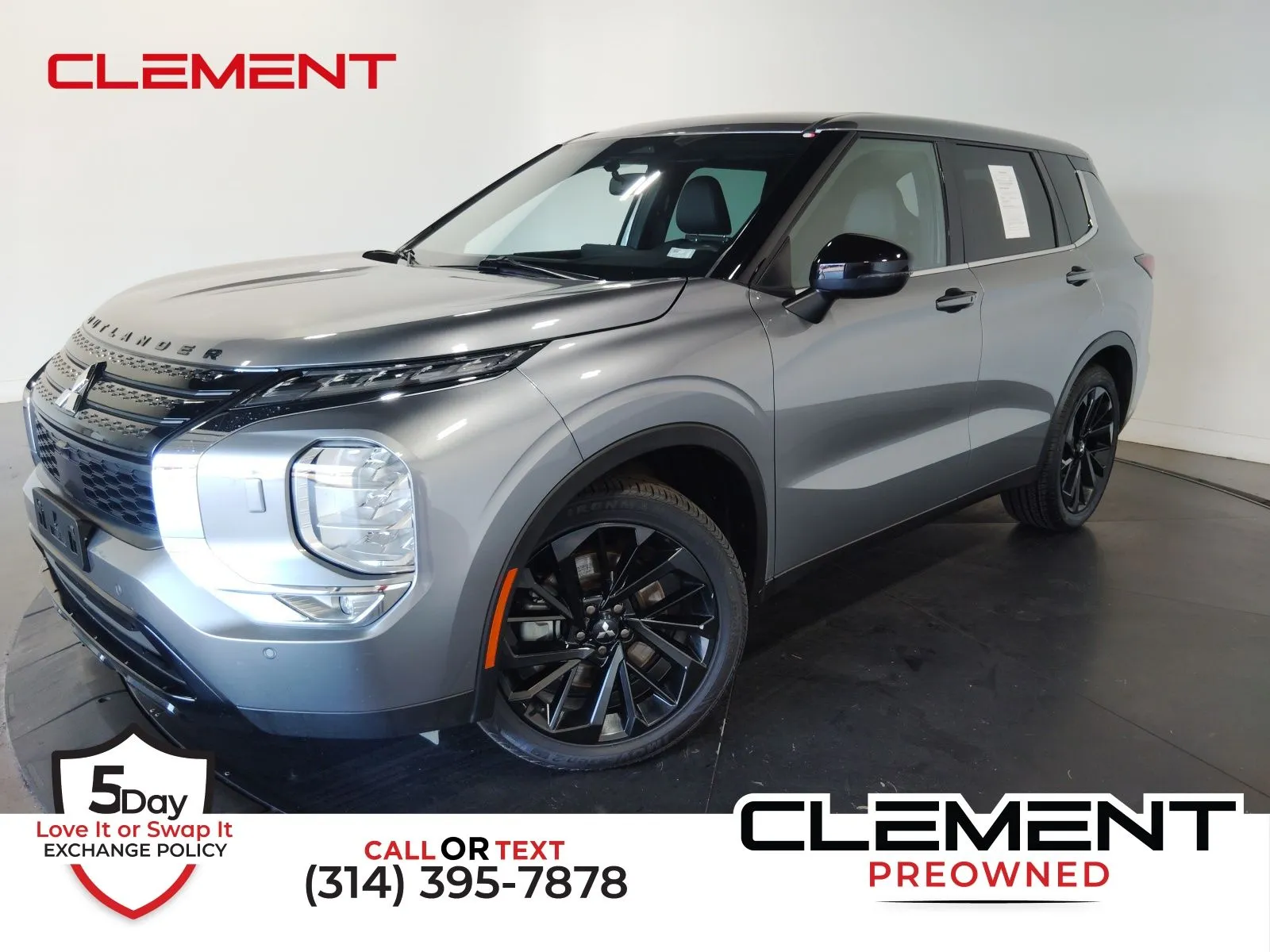 Gray 2022 Mitsubishi Outlander Black Edition for sale in Florissant, MO