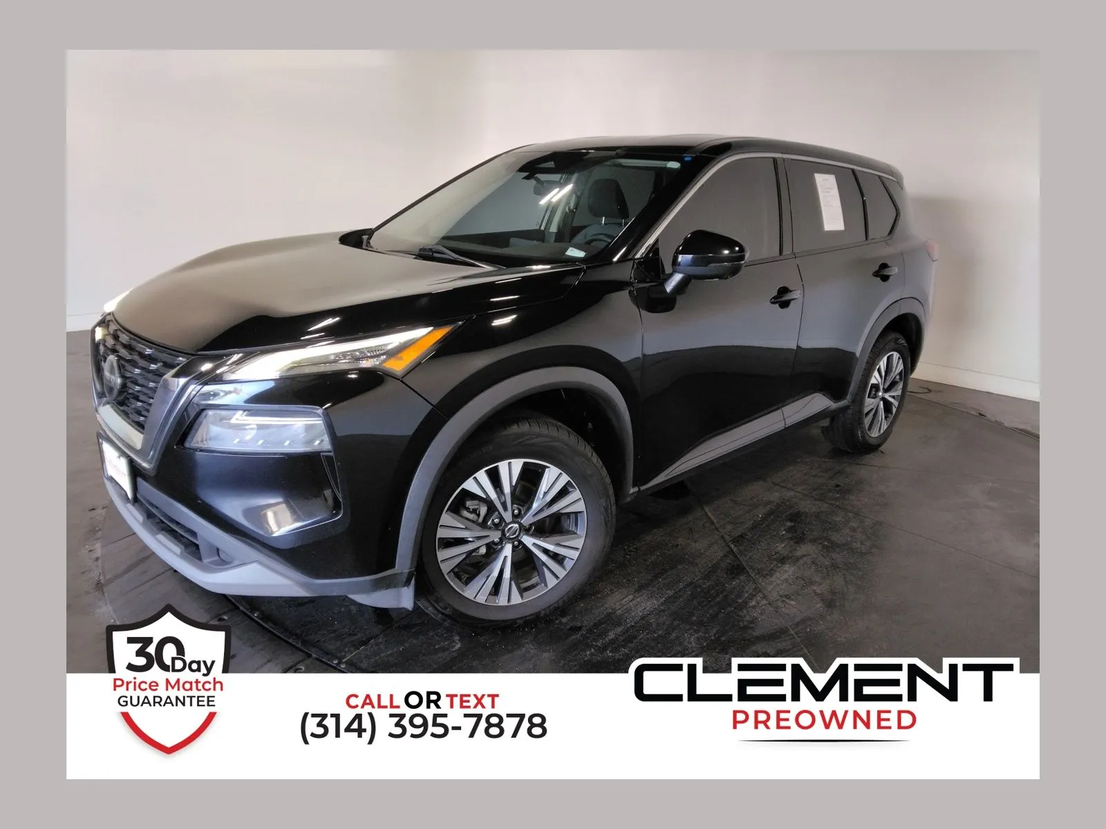 Black 2021 Nissan Rogue SV for sale in Florissant, MO