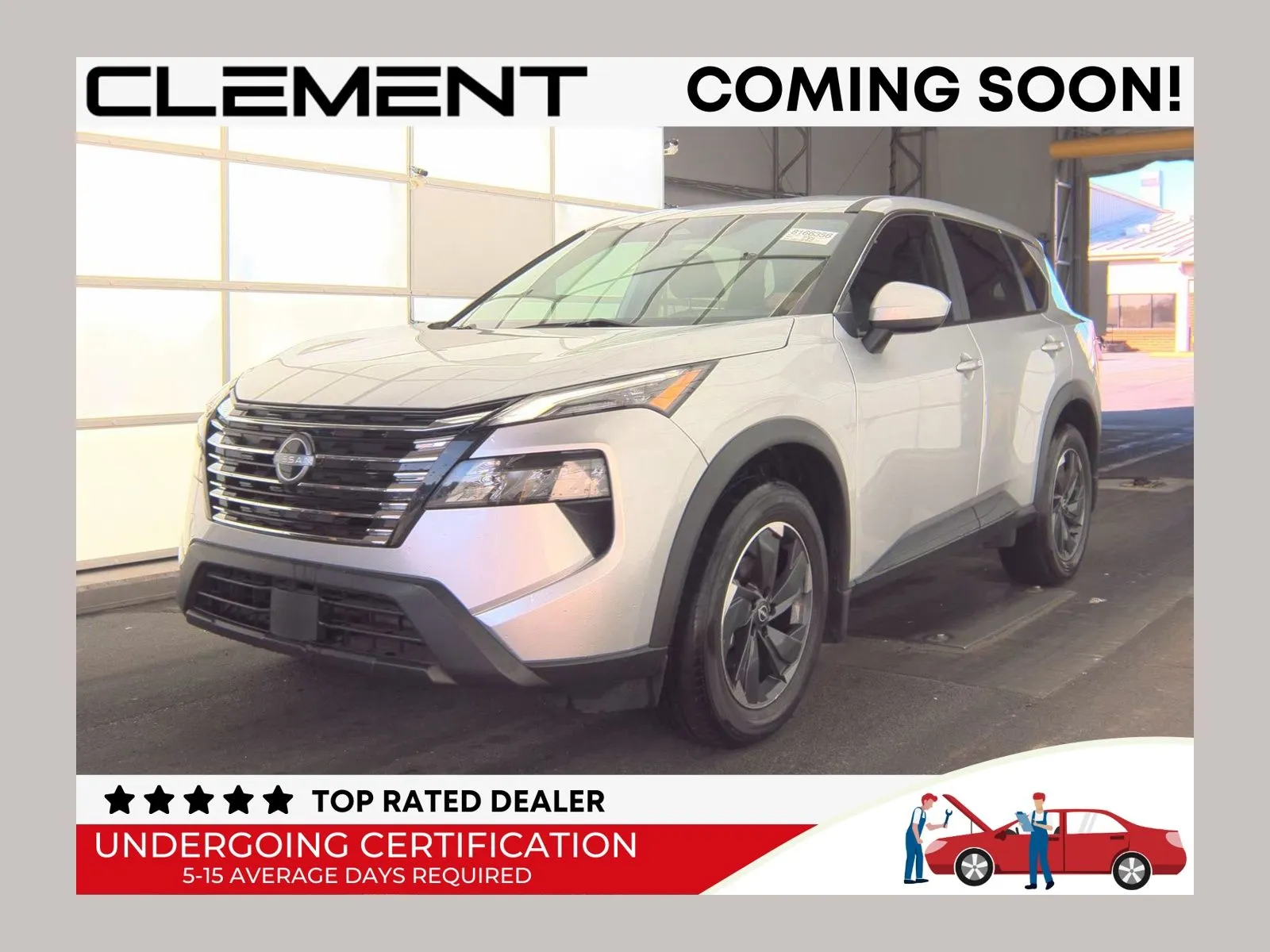 Silver 2024 Nissan Rogue SV for sale in Florissant, MO