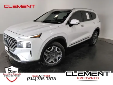 White 2021 Hyundai Santa Fe Limited for sale in Florissant, MO