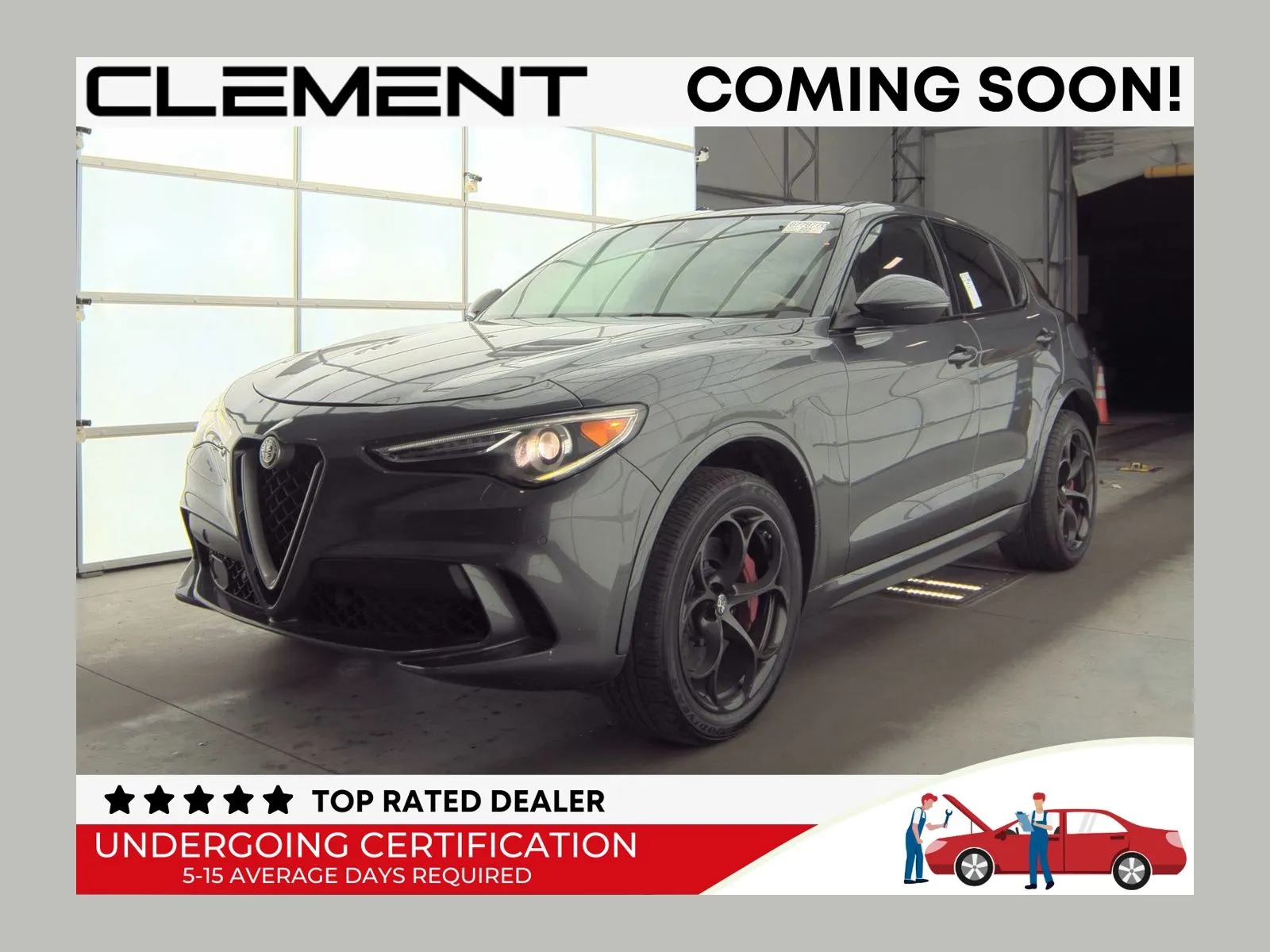 Gray 2019 Alfa Romeo Stelvio Quadrifoglio for sale in Florissant, MO