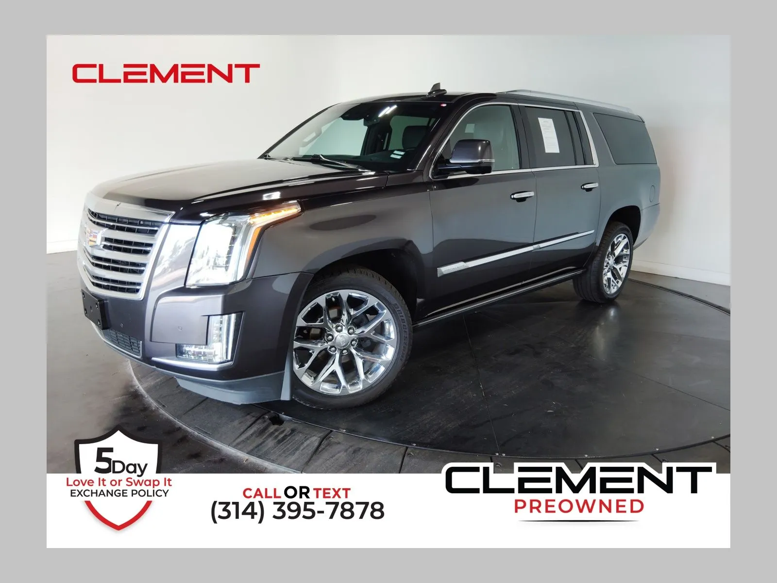 Gray 2016 Cadillac Escalade ESV Platinum Edition for sale in Florissant, MO