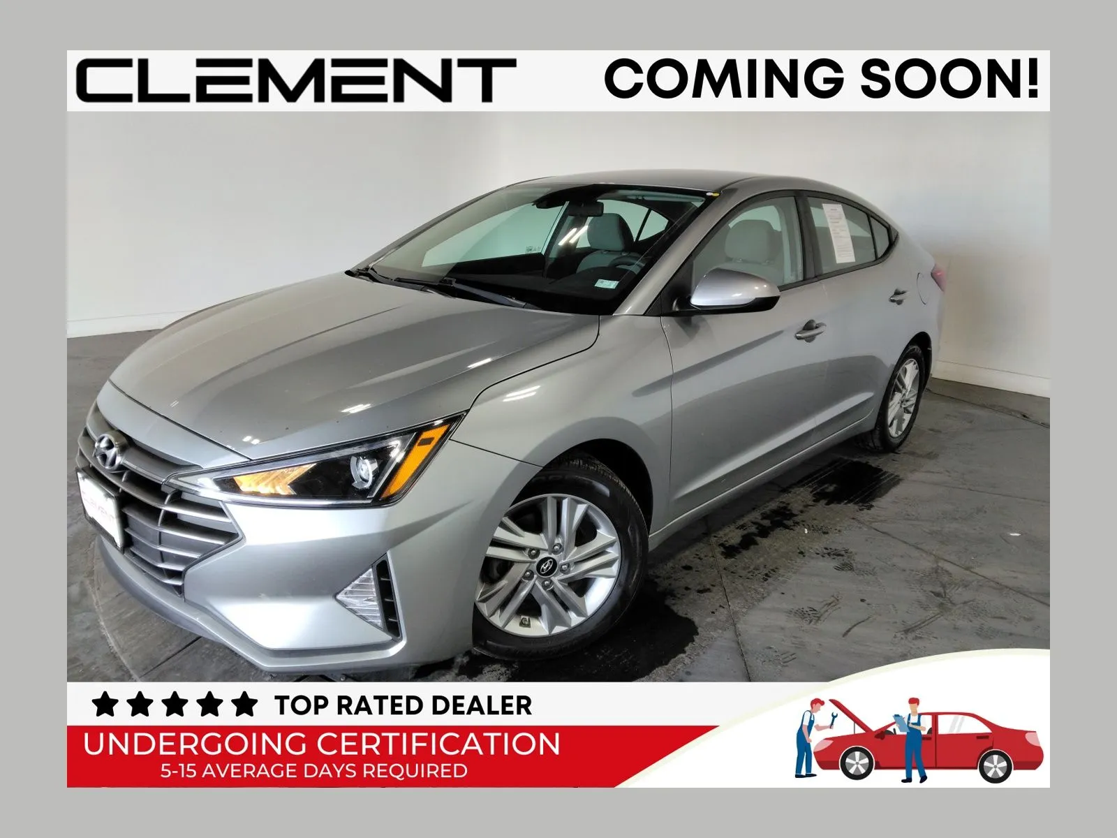 Silver 2020 Hyundai Elantra SEL for sale in Florissant, MO