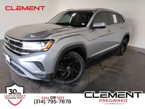 Silver 2022 Volkswagen Atlas Cross Sport 3.6L V6 SE w/Technology for sale in Florissant, MO