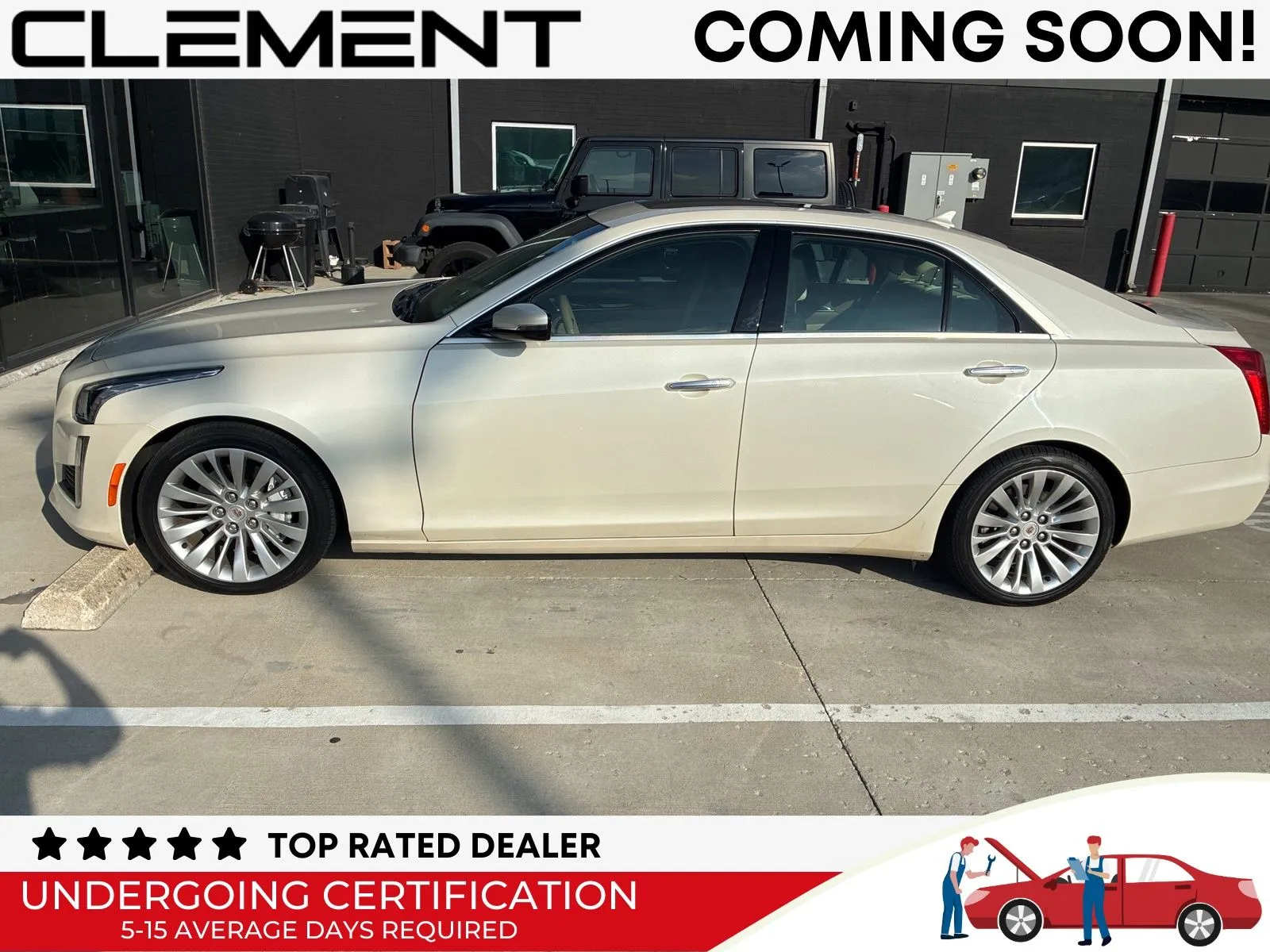 White 2014 Cadillac CTS 3.6L Luxury for sale in Florissant, MO