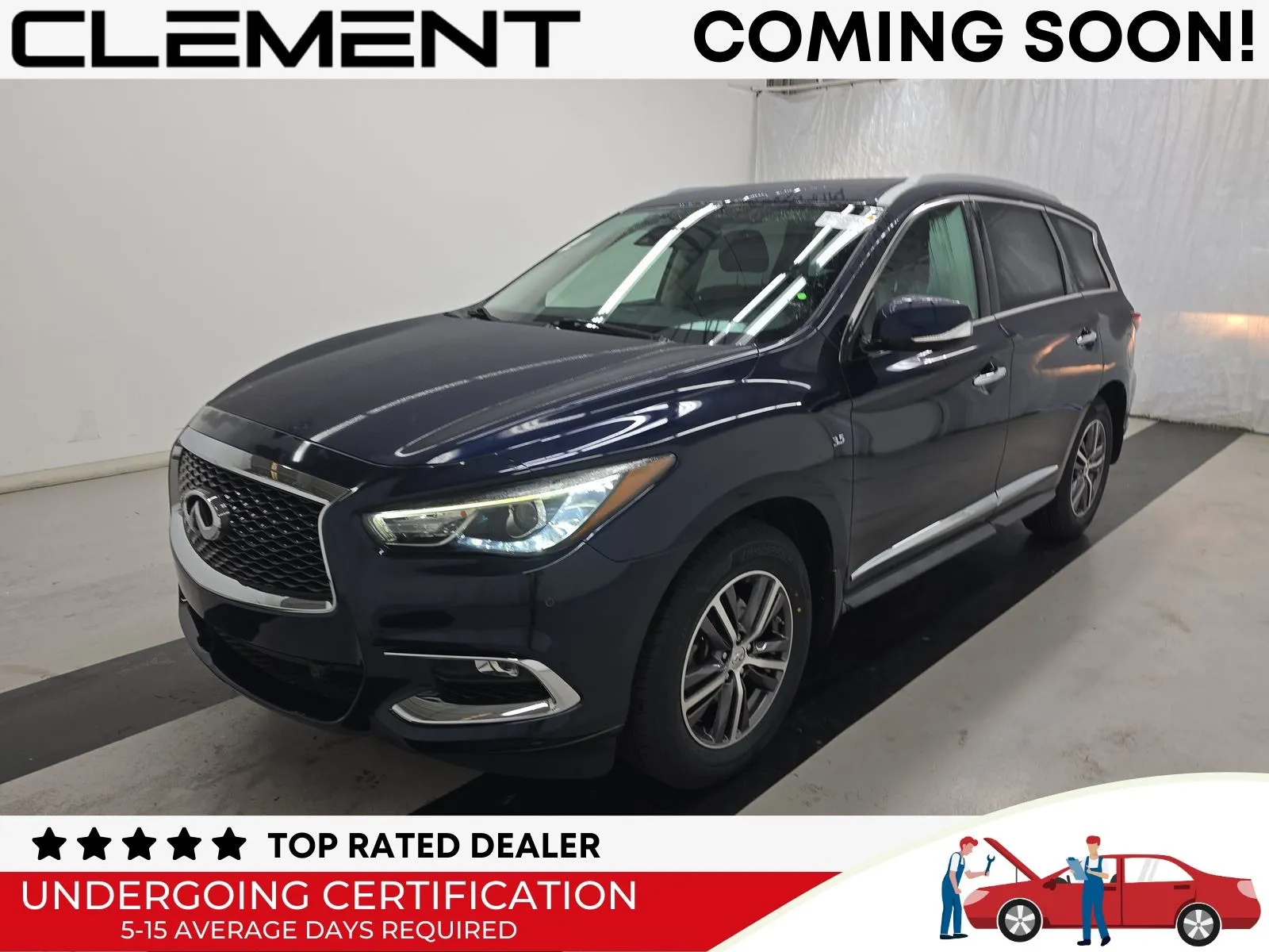 Blue 2019 INFINITI QX60 LUXE for sale in Florissant, MO