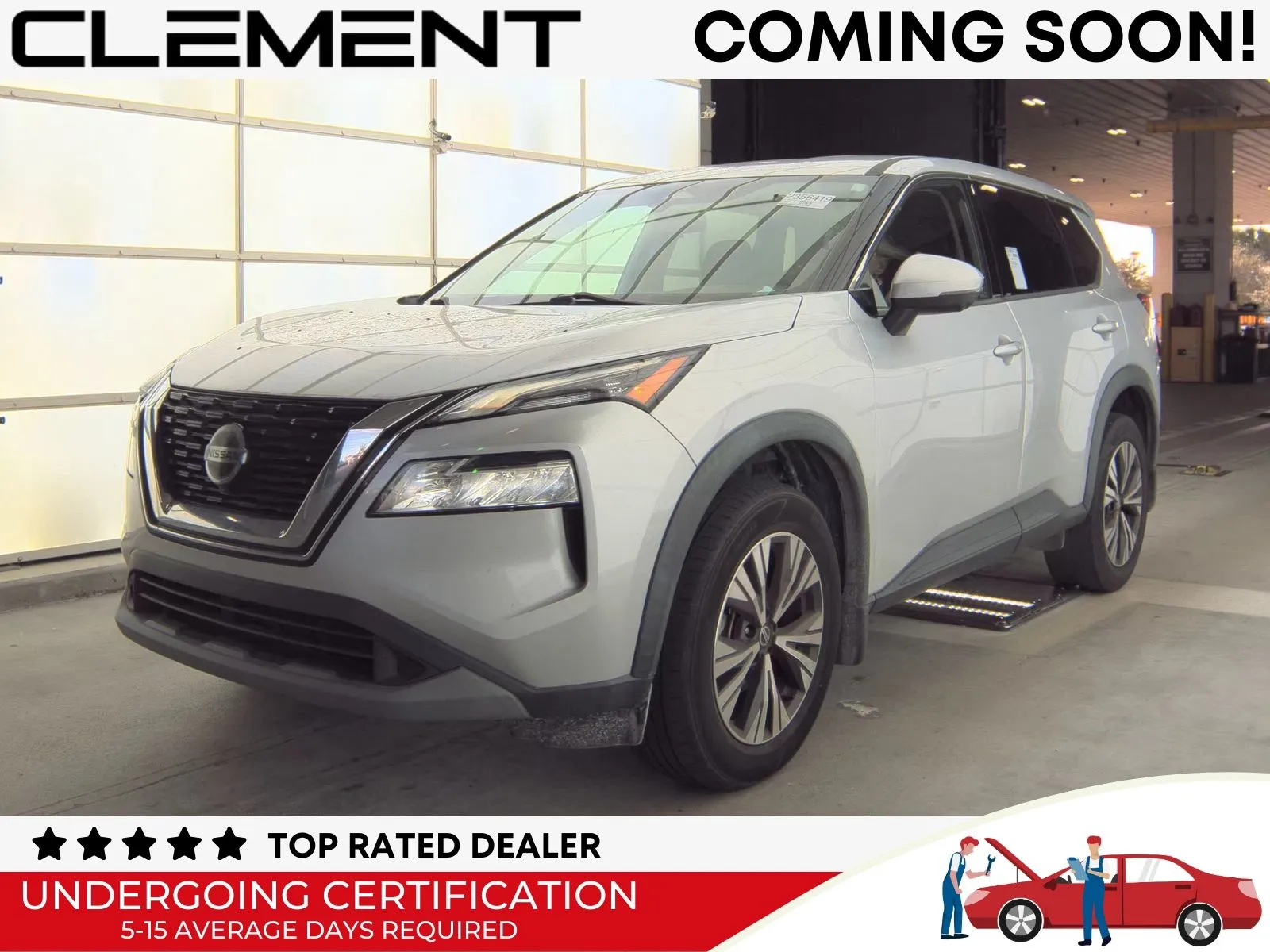 Silver 2021 Nissan Rogue SV for sale in Florissant, MO