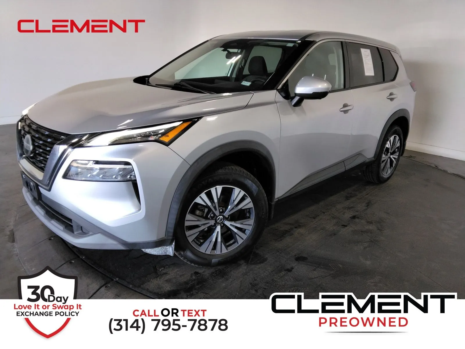 Silver 2021 Nissan Rogue SV for sale in Florissant, MO