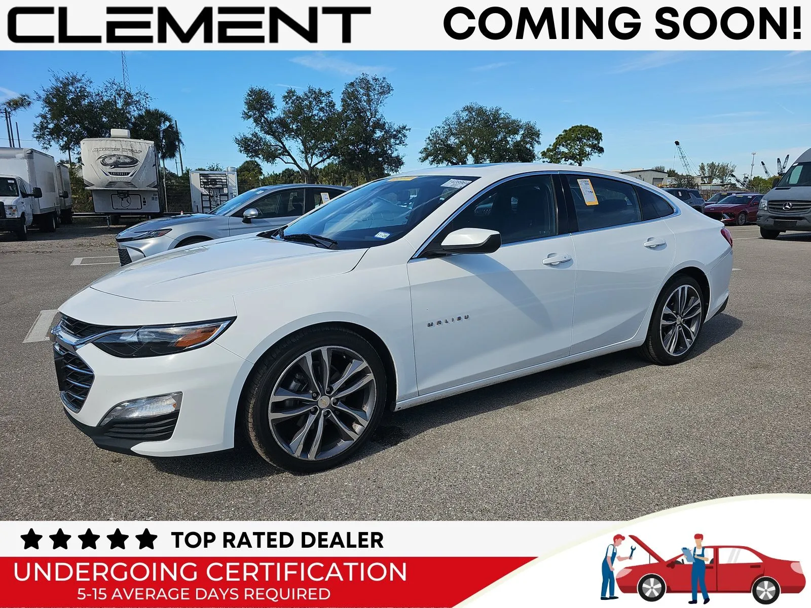 White 2023 Chevrolet Malibu LT for sale in Florissant, MO