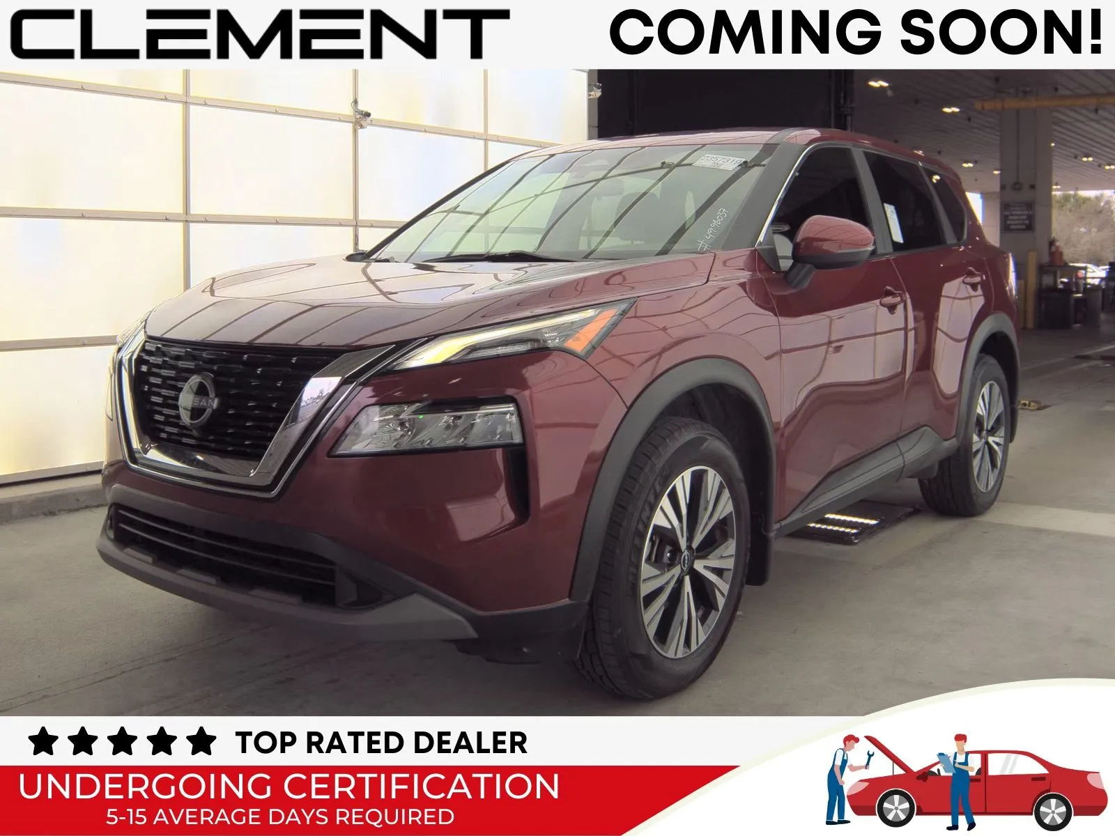 Red 2023 Nissan Rogue SV for sale in Florissant, MO
