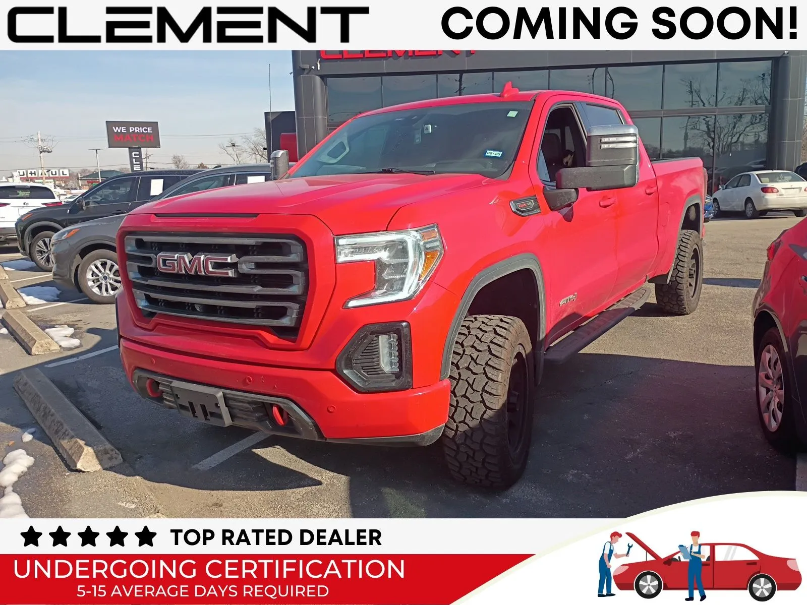 Red 2021 GMC Sierra 1500 AT4 for sale in Florissant, MO