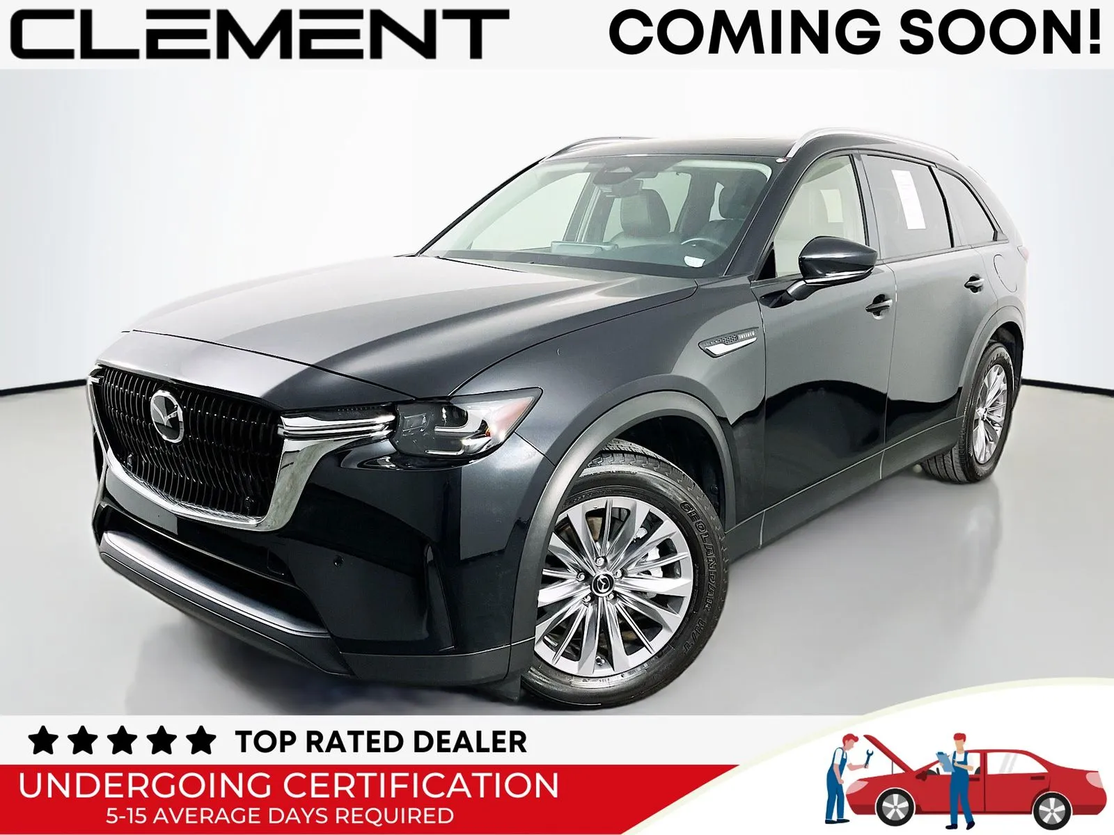 Black 2025 Mazda CX-90 3.3 Turbo Preferred for sale in Florissant, MO