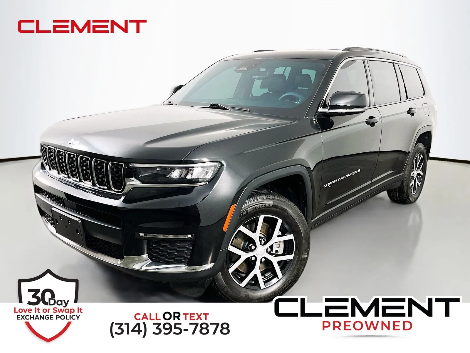 Black 2024 Jeep Grand Cherokee L Limited for sale in Florissant, MO