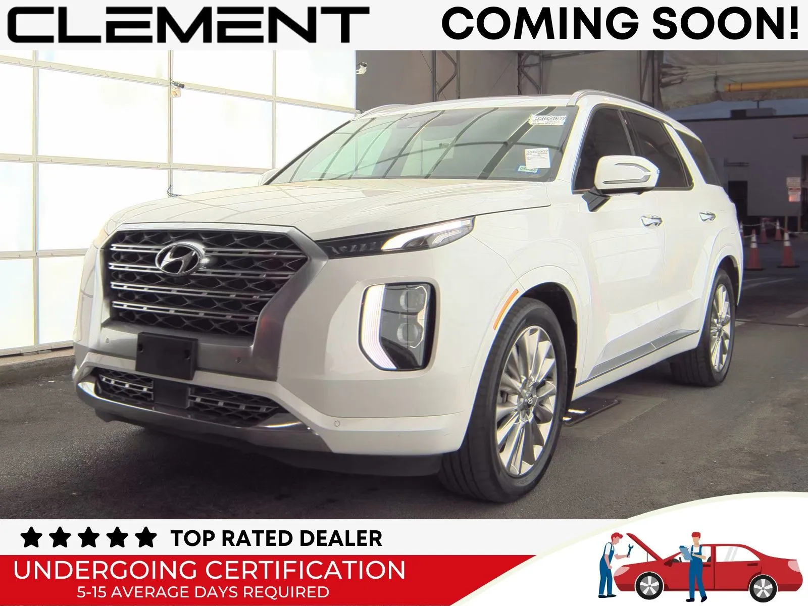 White 2020 Hyundai Palisade Limited for sale in Florissant, MO