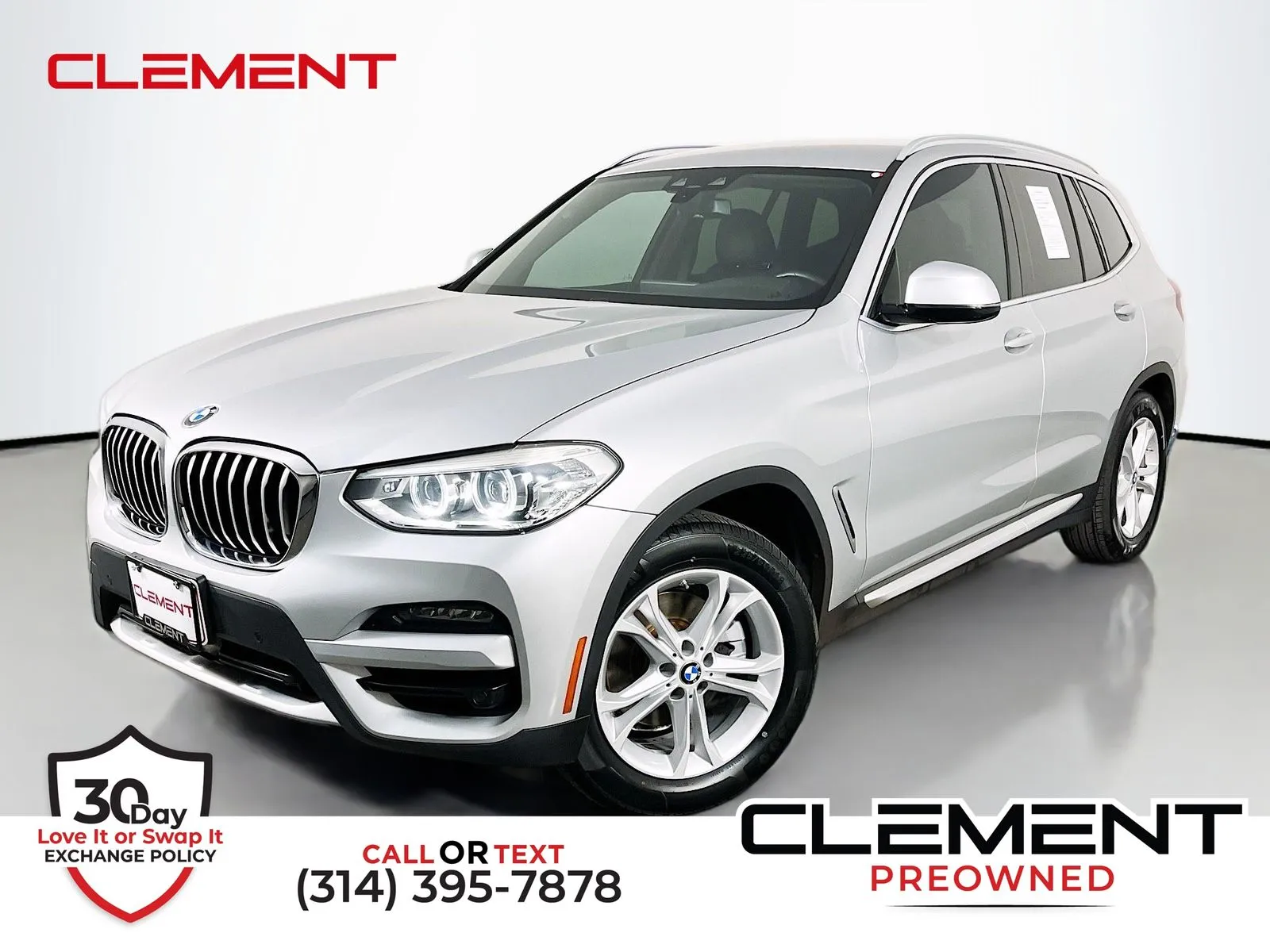 Silver 2021 BMW X3 xDrive30i for sale in Florissant, MO