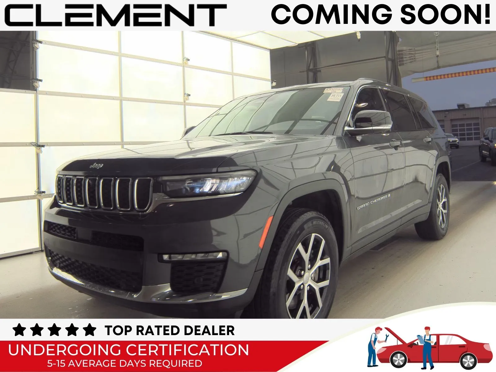 Gray 2024 Jeep Grand Cherokee L Limited for sale in Florissant, MO
