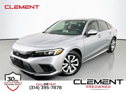 Silver 2023 Honda Civic LX for sale in Florissant, MO