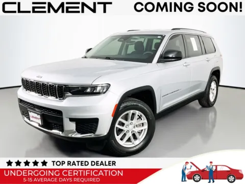Silver 2023 Jeep Grand Cherokee L Laredo for sale in Florissant, MO