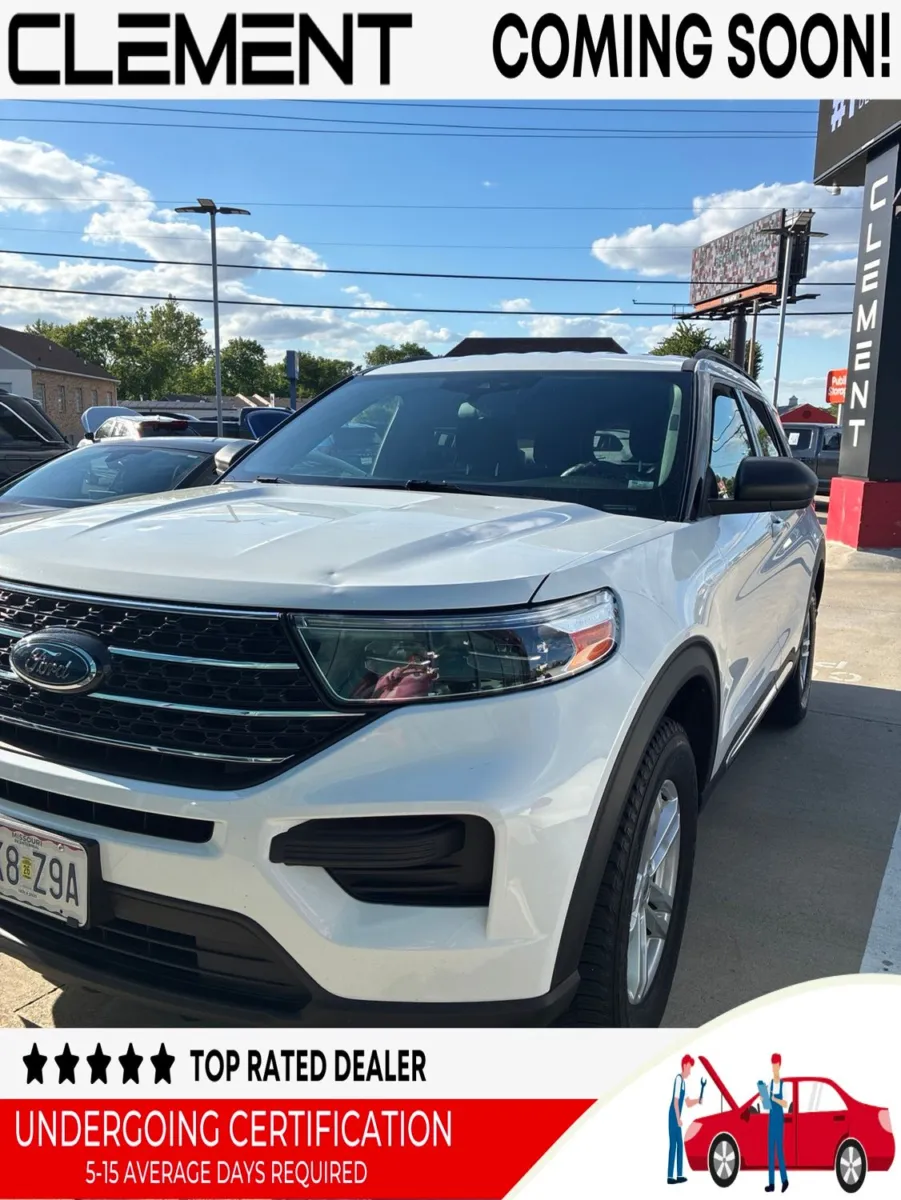 White 2020 Ford Explorer XLT for sale in Florissant, MO