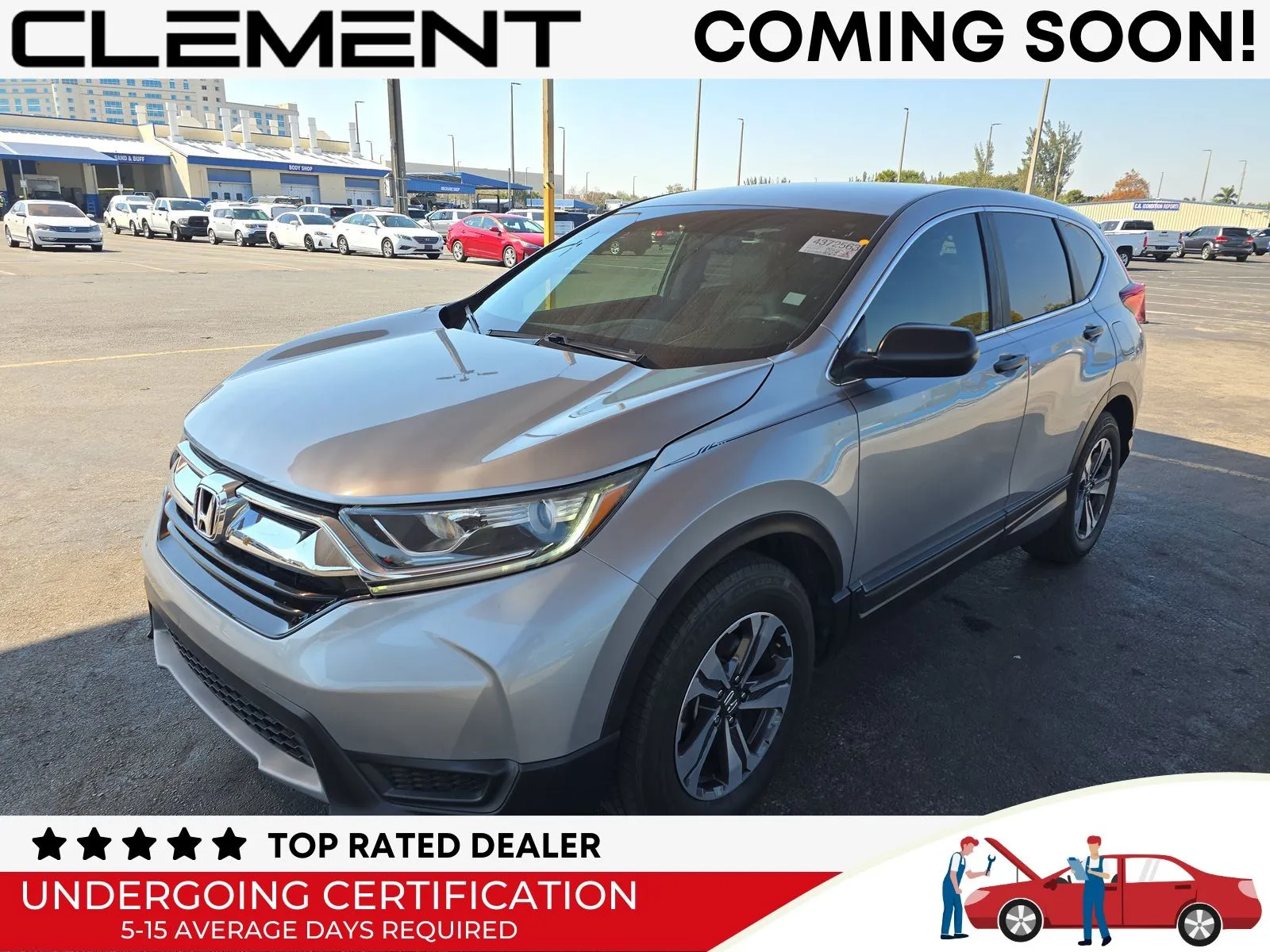 Silver 2017 Honda CR-V LX for sale in Florissant, MO