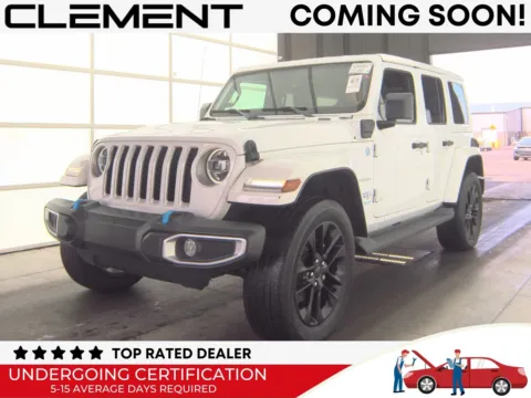 White 2022 Jeep Wrangler Unlimited Sahara 4xe for sale in Florissant, MO
