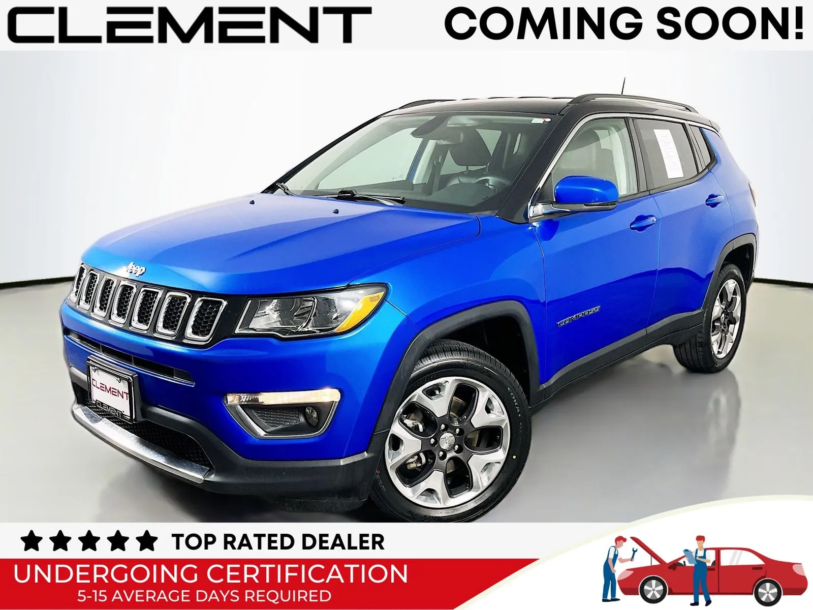 Blue 2019 Jeep Compass Limited for sale in Florissant, MO