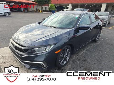 Blue 2020 Honda Civic EX for sale in Florissant, MO