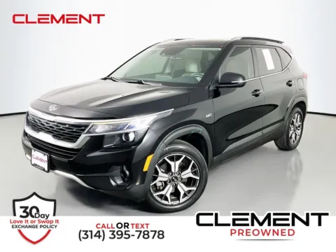 Black 2021 Kia Seltos EX for sale in Florissant, MO