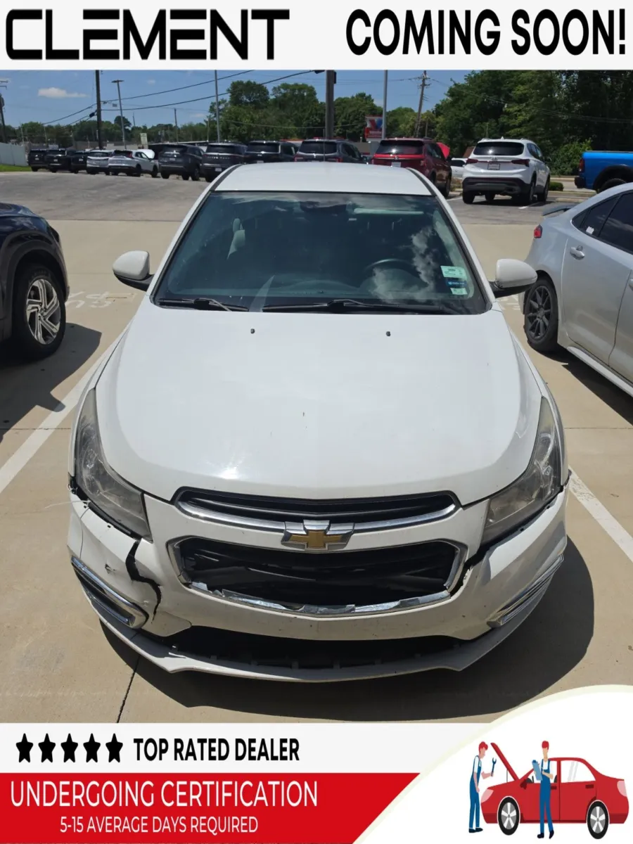 White 2015 Chevrolet Cruze 1LT for sale in Florissant, MO