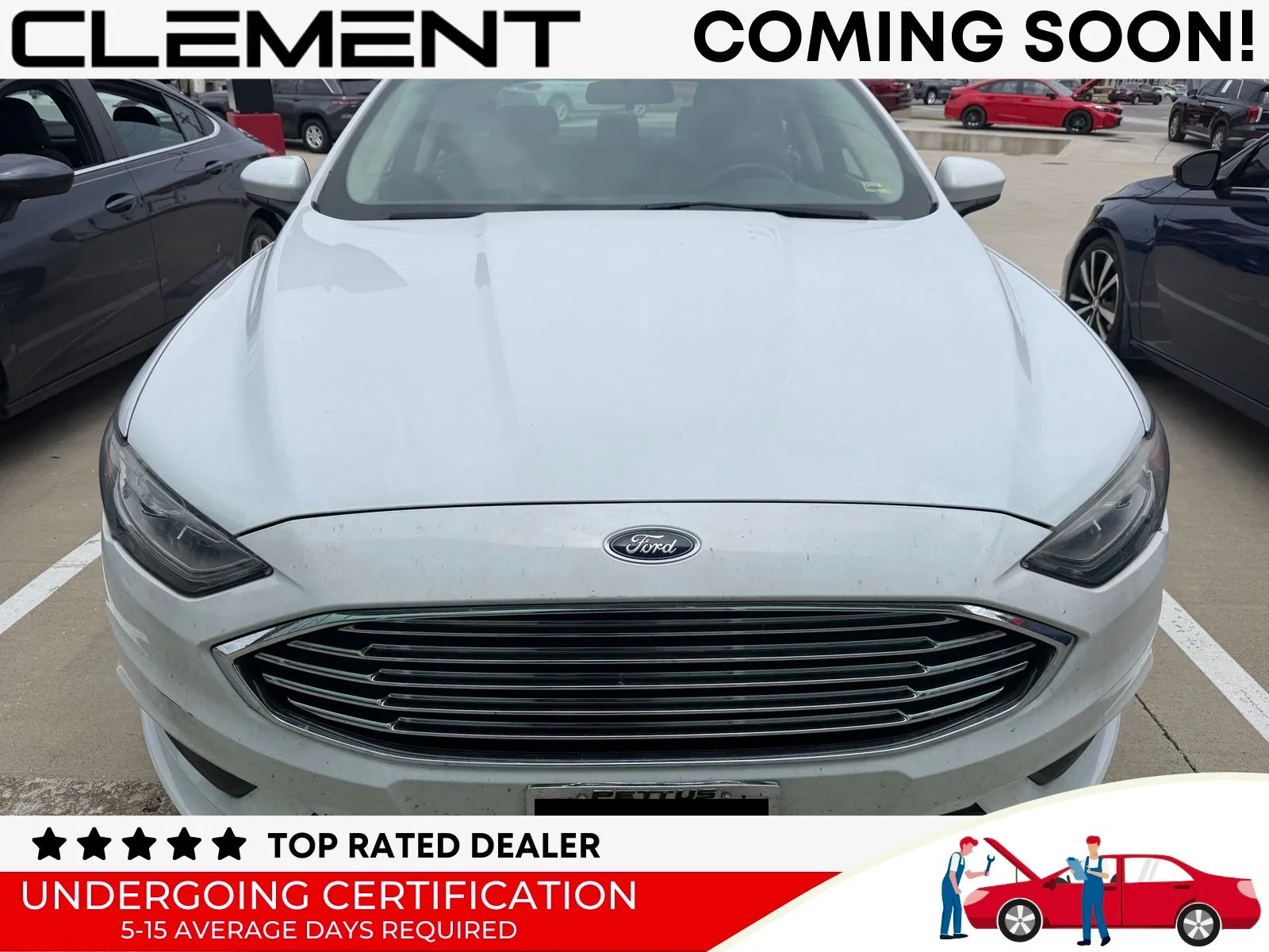 White 2018 Ford Fusion SE for sale in Florissant, MO