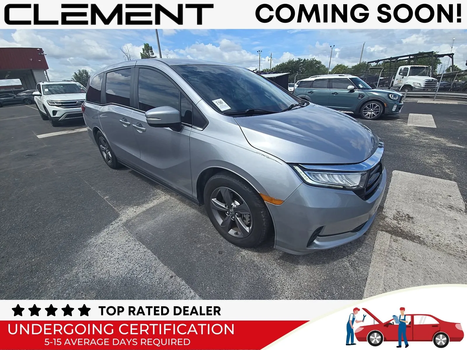 Gray 2021 Honda Odyssey EX for sale in Florissant, MO