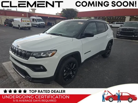 White 2022 Jeep Compass Latitude for sale in Florissant, MO