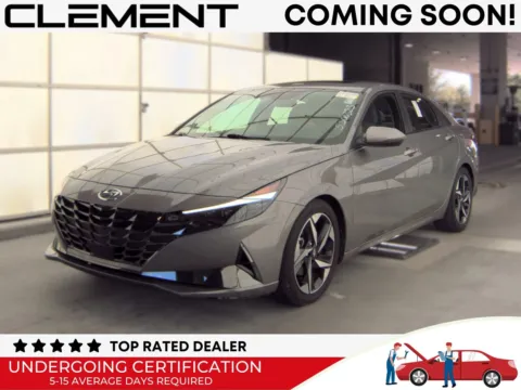 Silver 2023 Hyundai Elantra Hybrid Limited for sale in Florissant, MO
