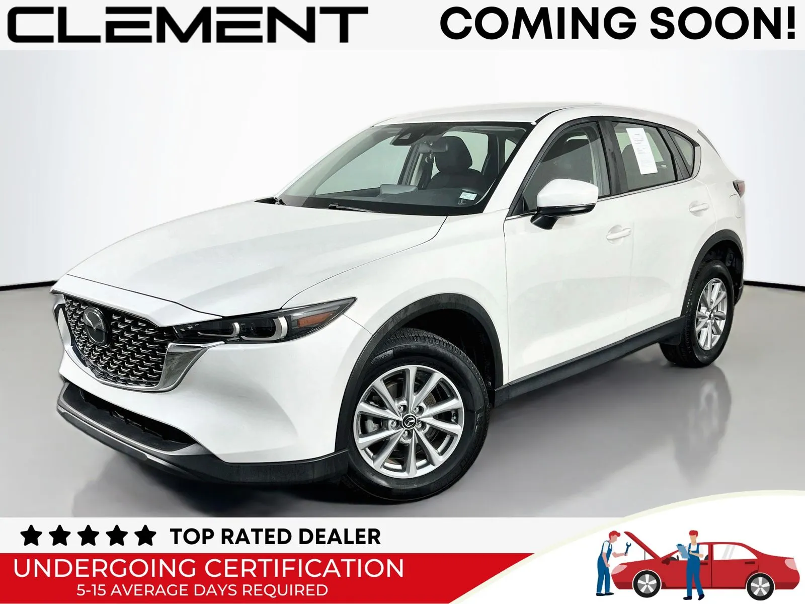 White 2023 Mazda CX-5 2.5 S for sale in Florissant, MO