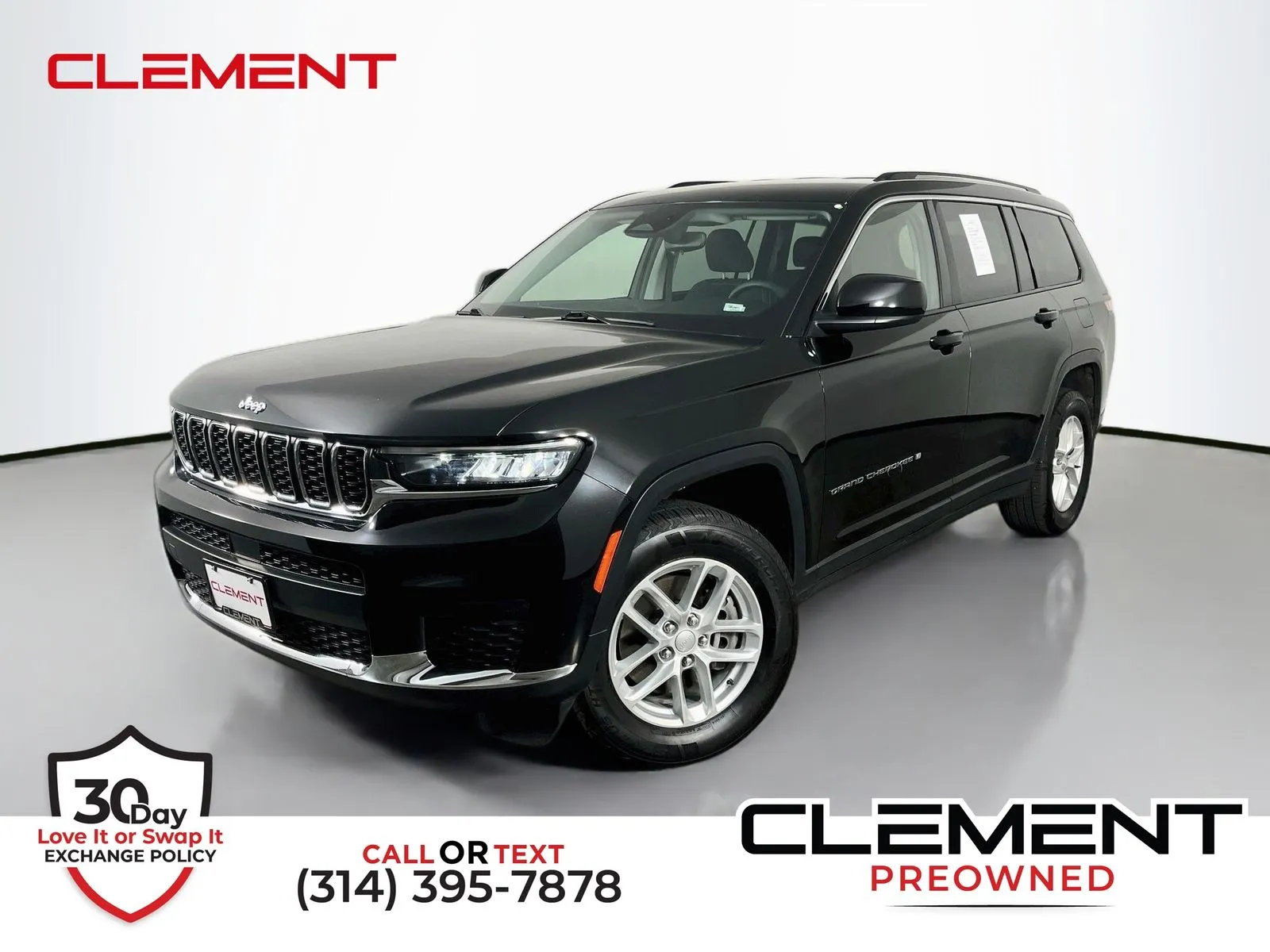 Black 2023 Jeep Grand Cherokee L Laredo for sale in Florissant, MO