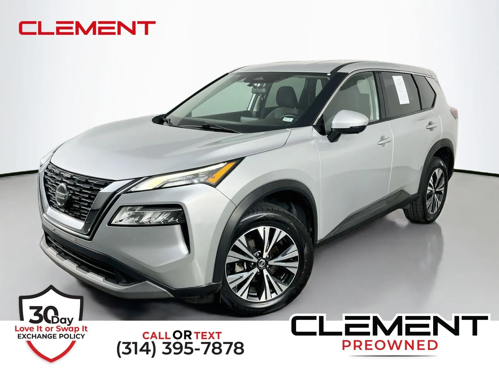 Silver 2021 Nissan Rogue SV for sale in Florissant, MO