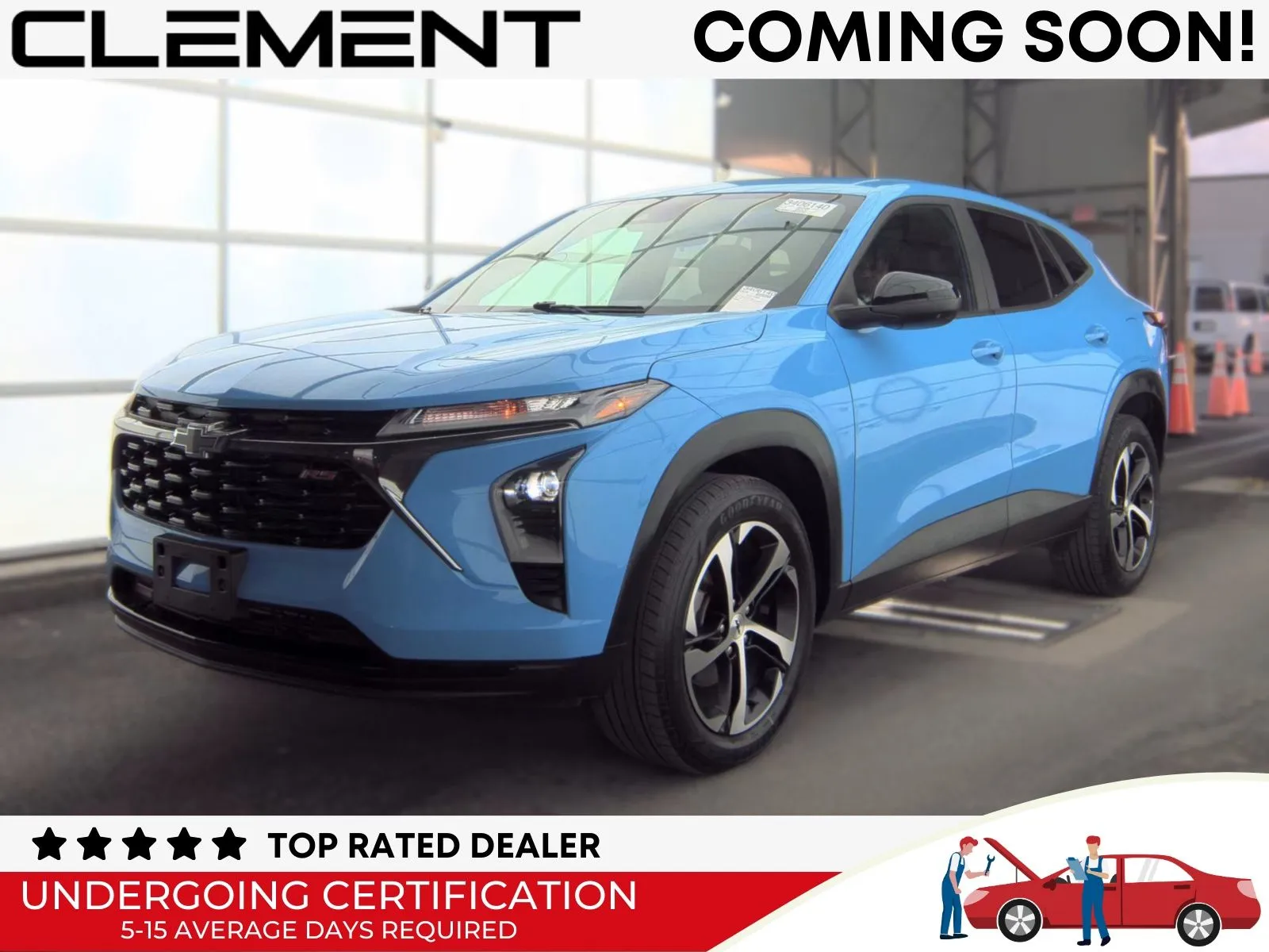 Blue 2024 Chevrolet Trax 1RS for sale in Florissant, MO