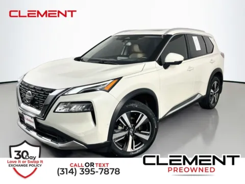 White 2021 Nissan Rogue Platinum for sale in Florissant, MO
