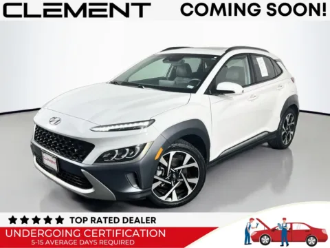 White 2022 Hyundai Kona Limited for sale in Florissant, MO