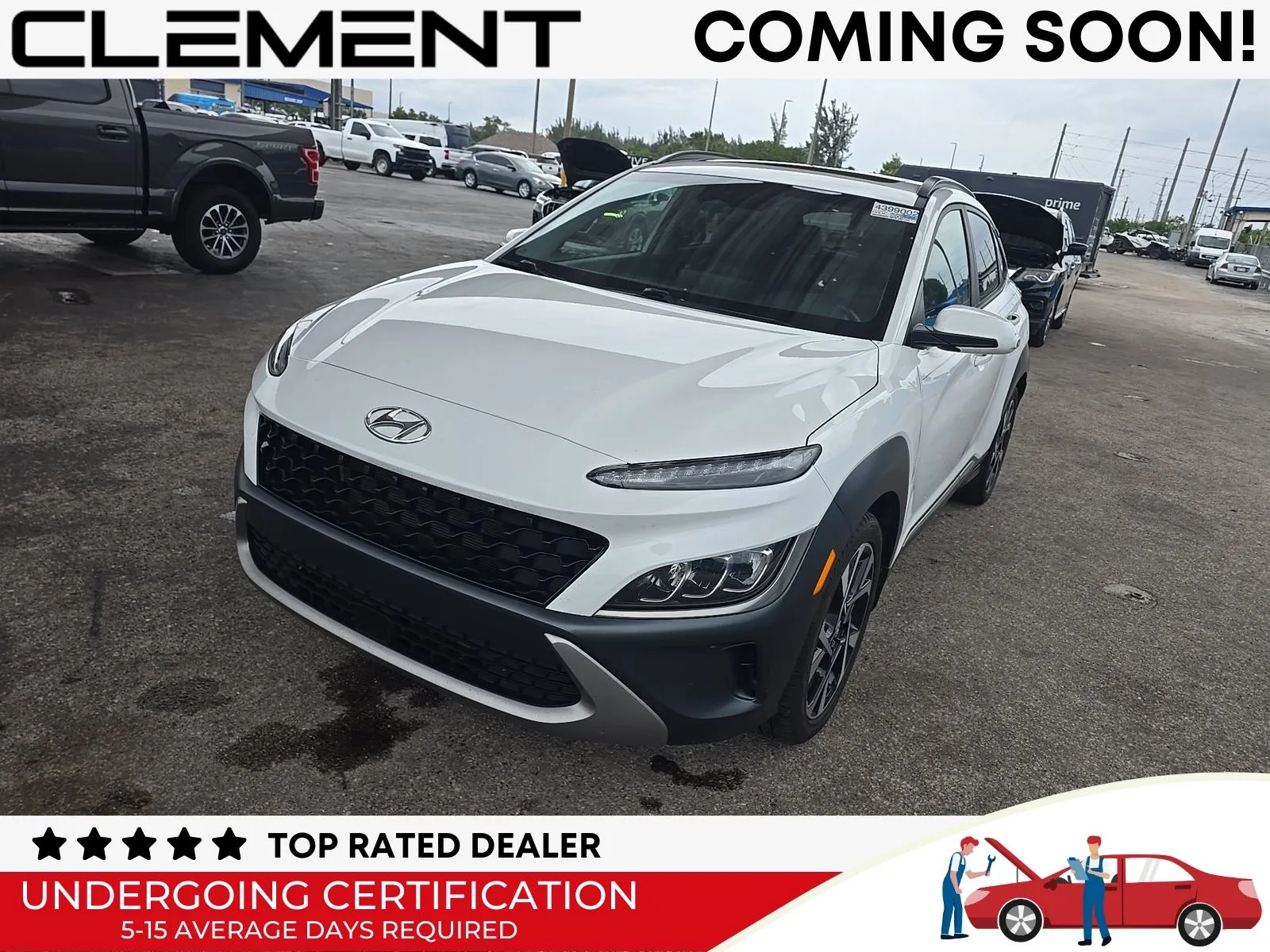 White 2022 Hyundai Kona Limited for sale in Florissant, MO
