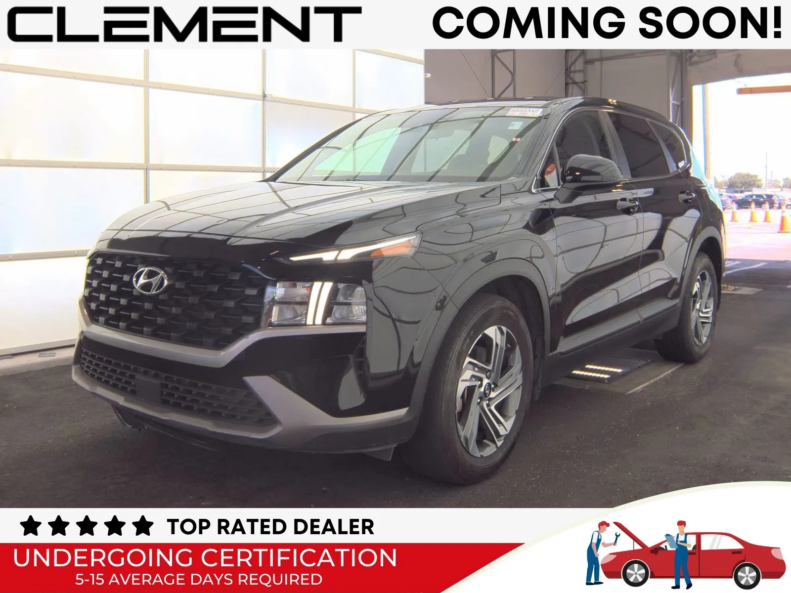 Black 2023 Hyundai Santa Fe SE for sale in Florissant, MO