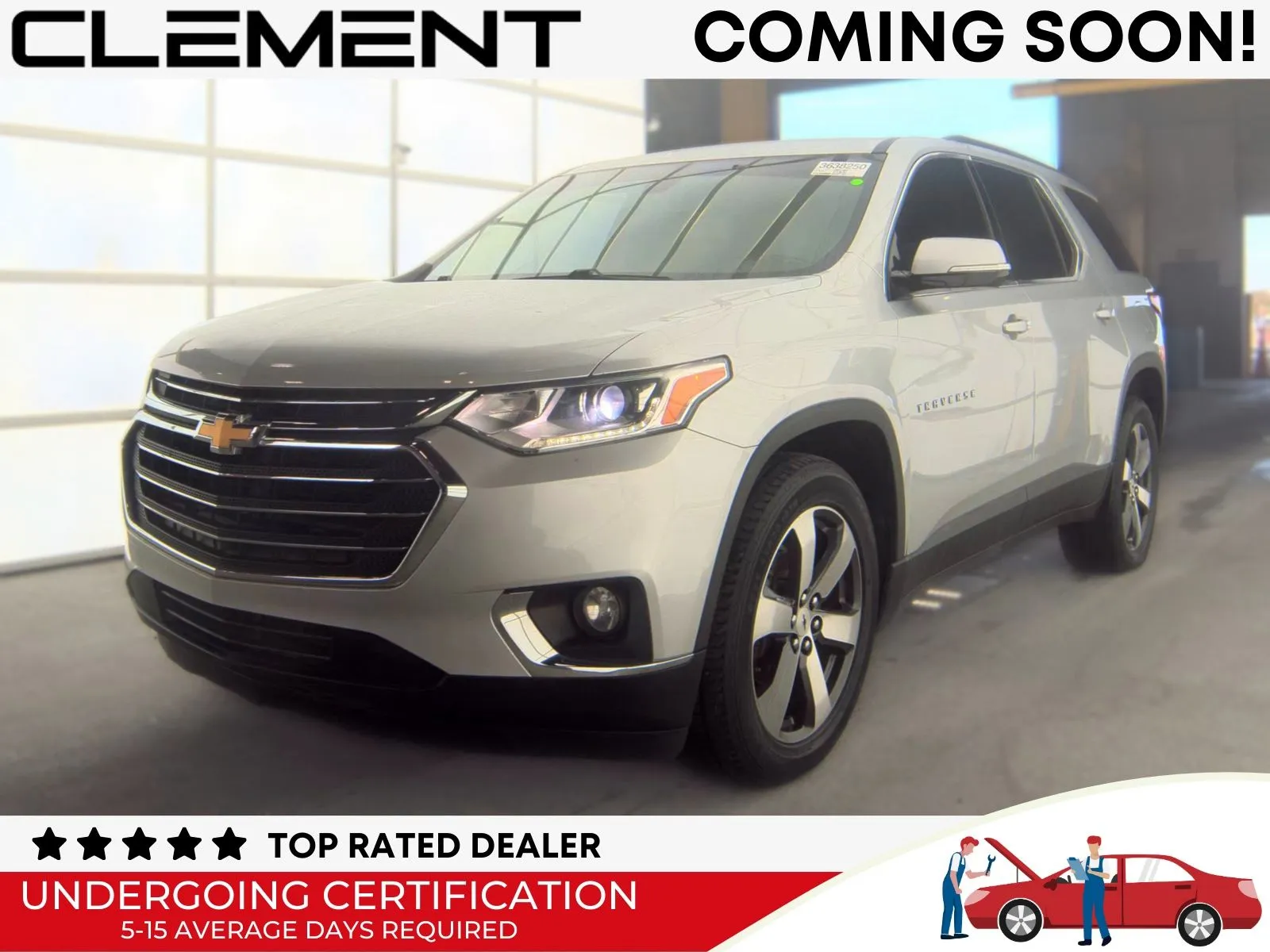 Silver 2019 Chevrolet Traverse 3LT for sale in Florissant, MO